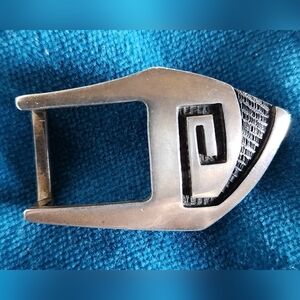 Sekaquaptewa Hopicrafts Sterling Overlay Belt Buckle